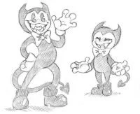 Bendy Coloring Pages 44