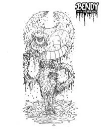 Bendy Coloring Pages 45