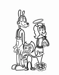 Bendy Coloring Pages 8