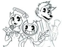Bendy Coloring Pages 9