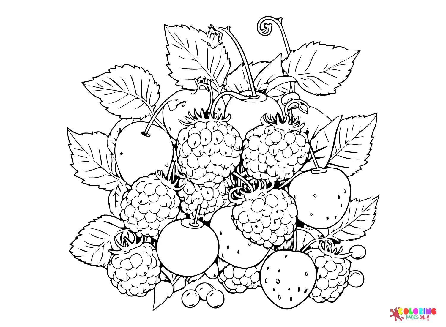 Desenhos de Bagas Para Colorir 4