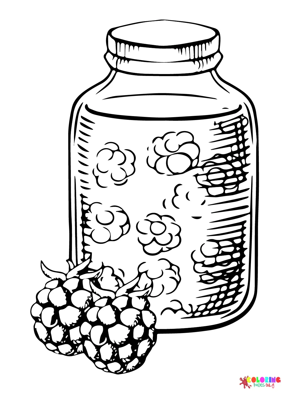 Desenhos de Bagas Para Colorir 9