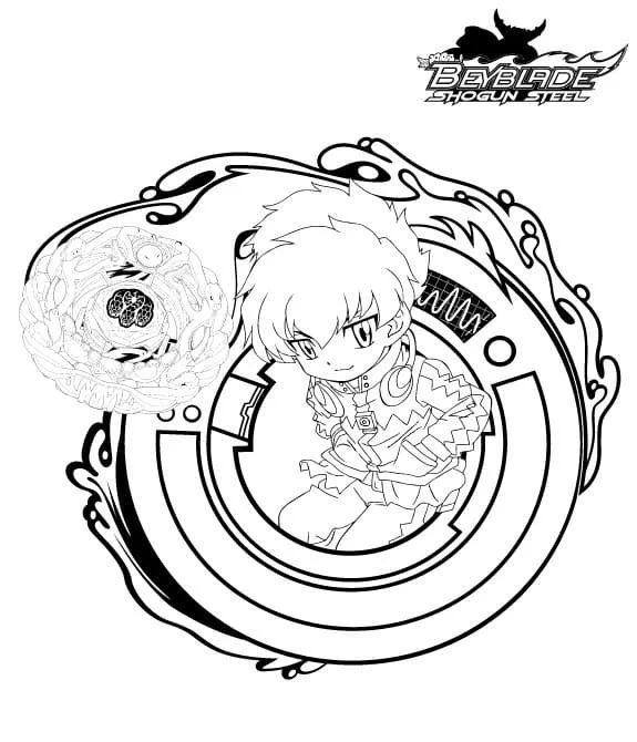 Desenhos de Beyblade Para Colorir 16