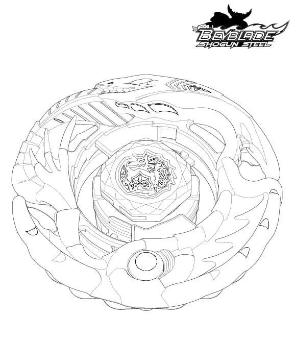 Desenhos de Beyblade Para Colorir 22