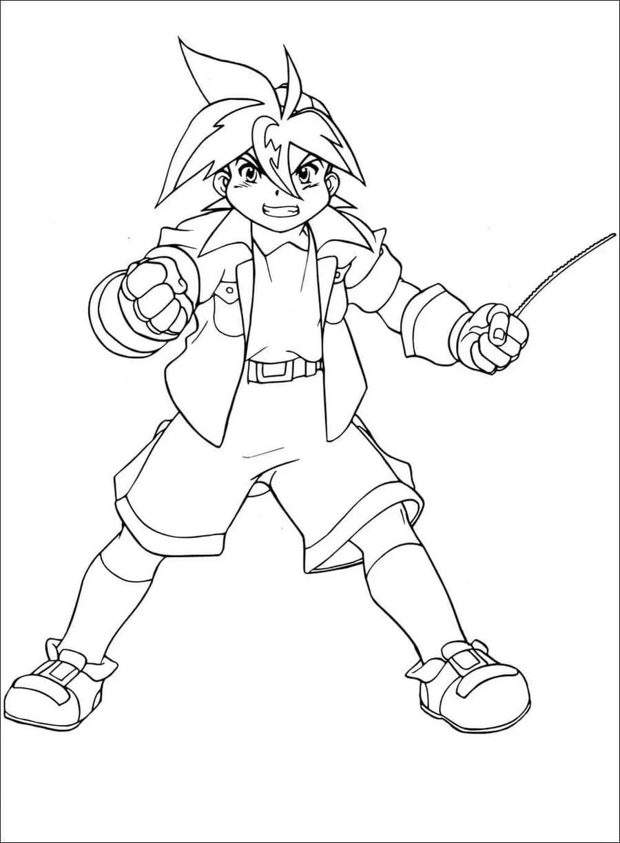 Desenhos de Beyblade Para Colorir 28