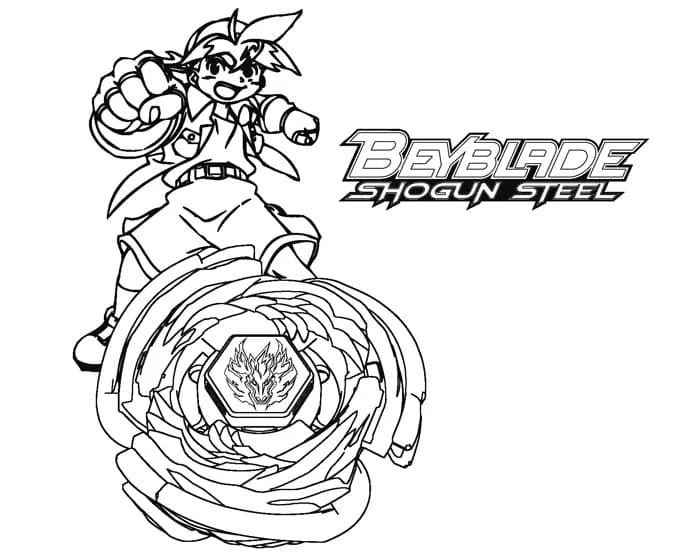 Desenhos de Beyblade Para Colorir 29