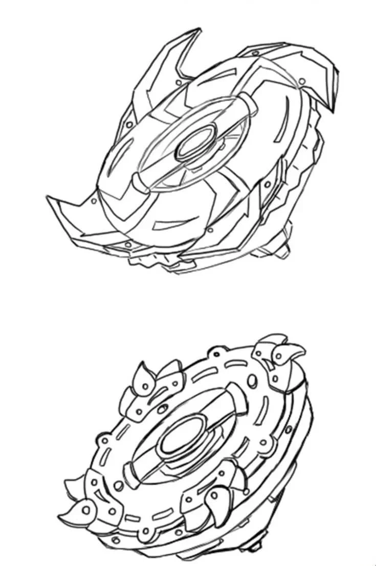 Desenhos de Beyblade Para Colorir 33