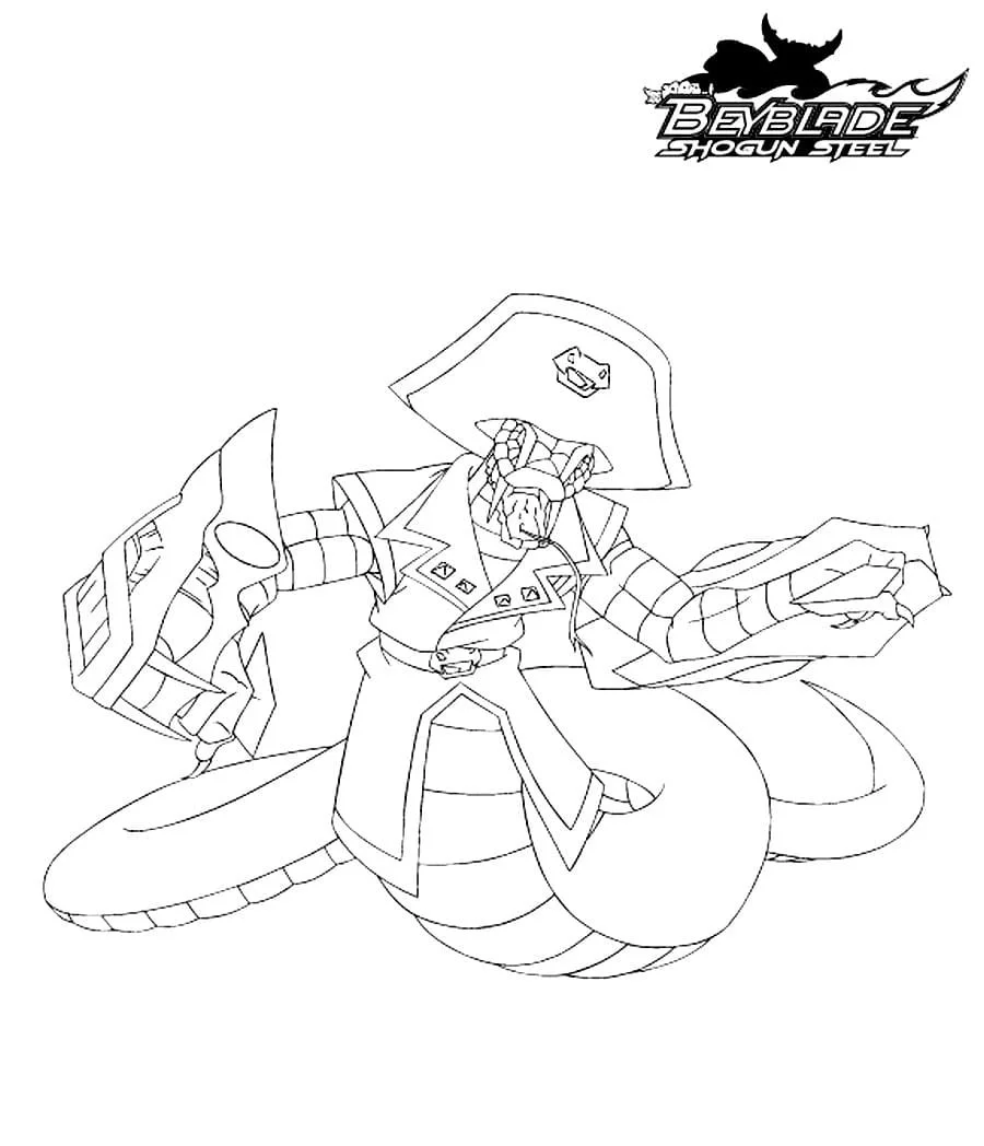 Beyblade Coloring Pages 36