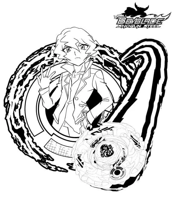 Beyblade Ausmalbilder 41