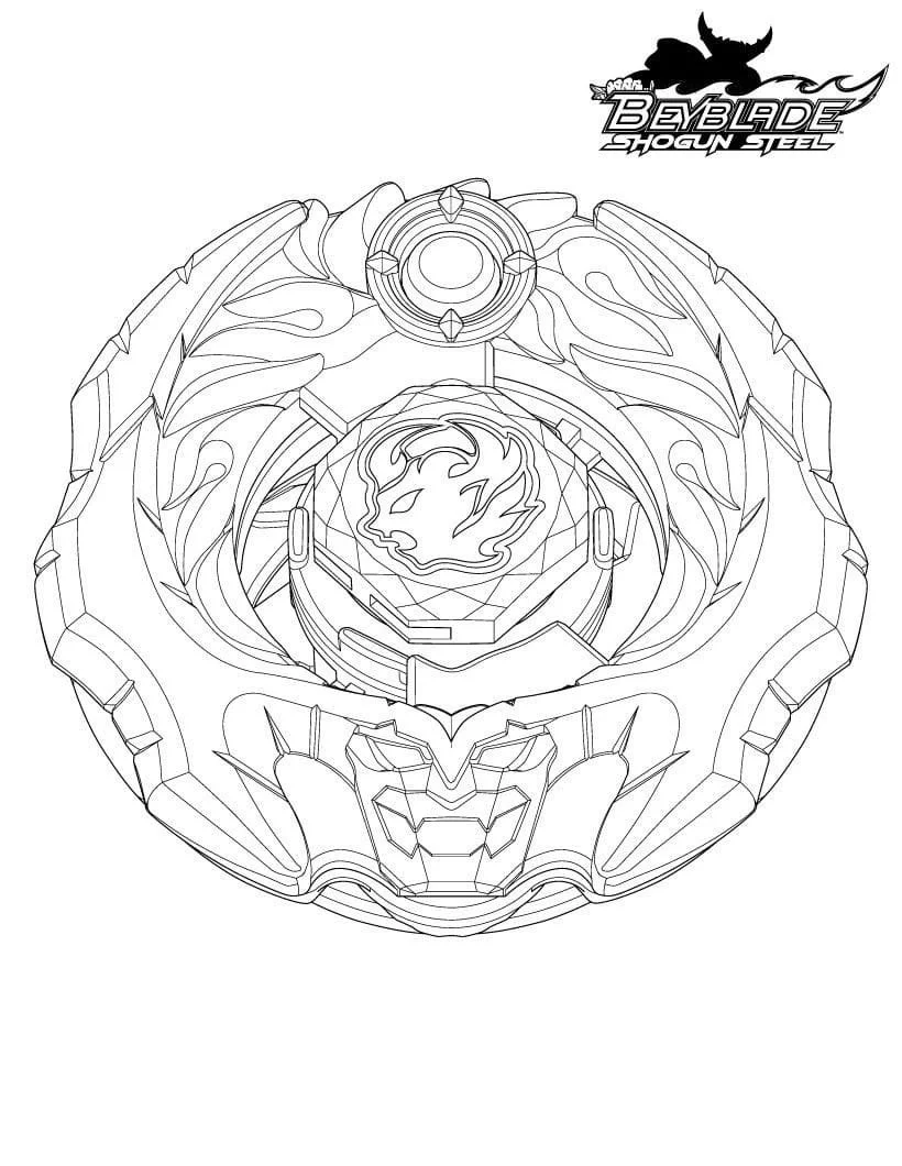 Desenhos de Beyblade Para Colorir 47