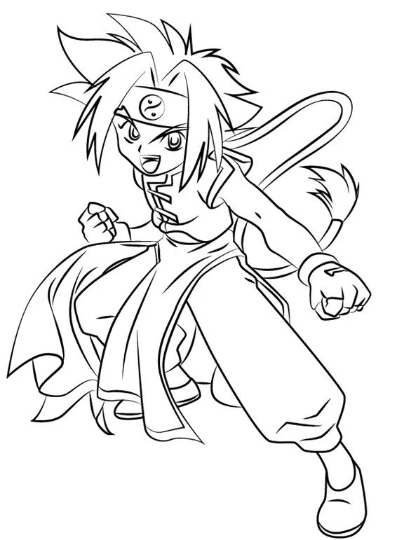 Desenhos de Beyblade Para Colorir 61