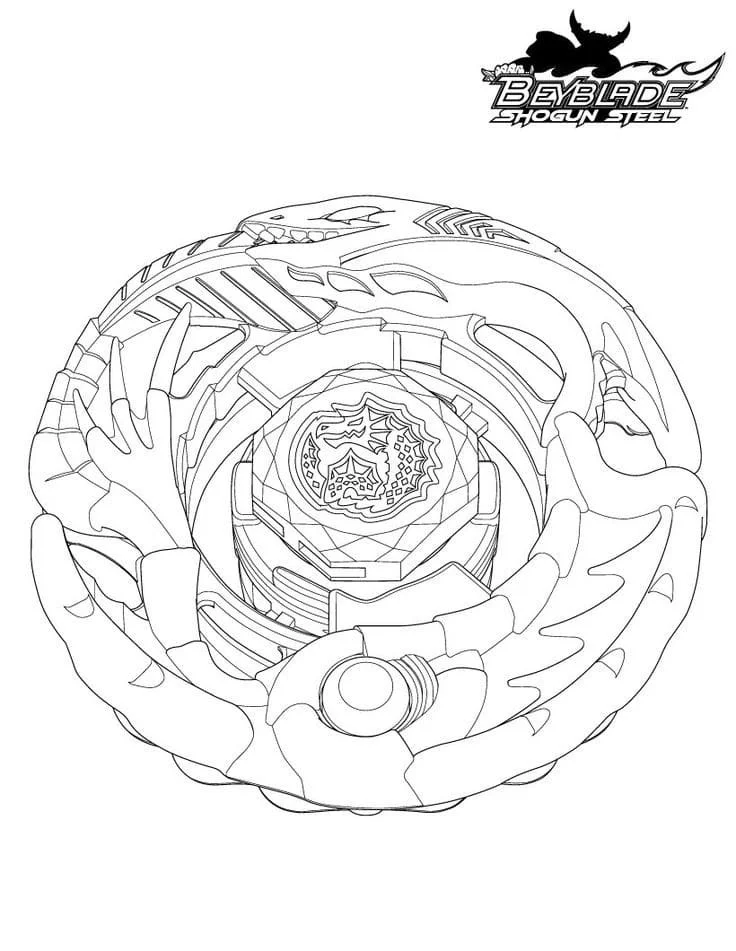 Beyblade Ausmalbilder 77