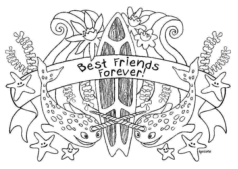 BFF Ausmalbilder 29
