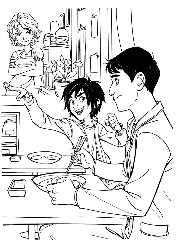 Big Hero 6 Coloring Pages 16