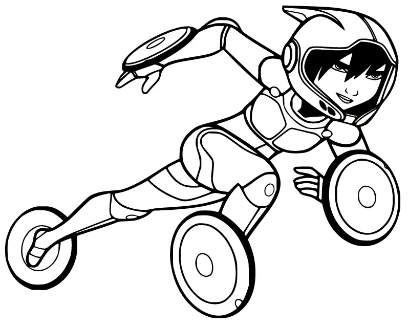 Big Hero 6 Coloring Pages 22