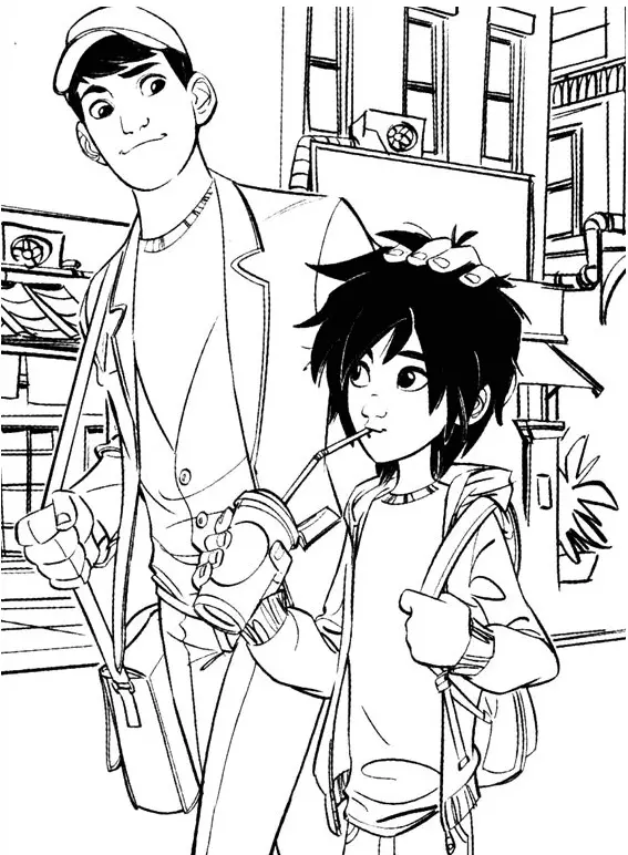 Big Hero 6 Coloring Pages 37