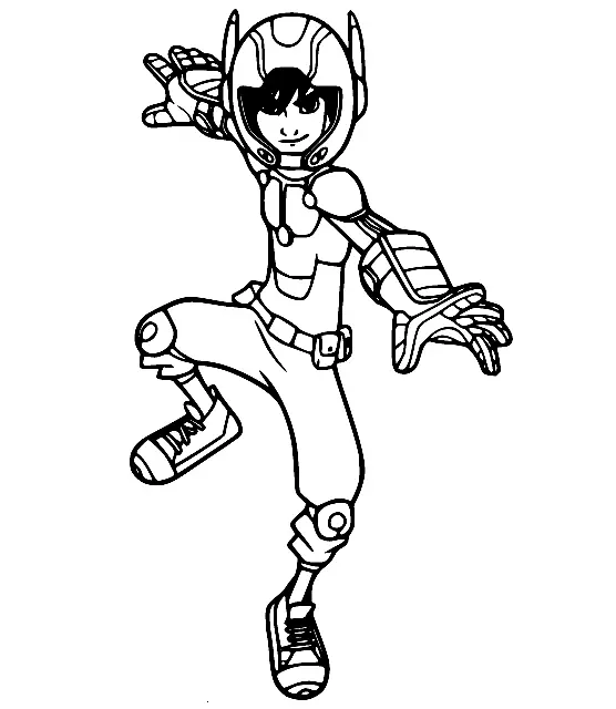 Big Hero 6 Coloring Pages 59