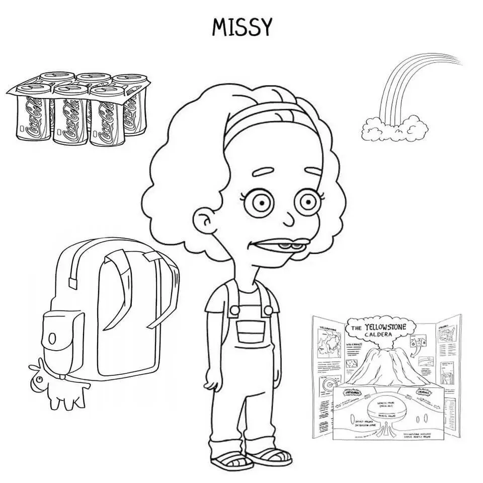 Desenhos de Big Mouth Para Colorir 19