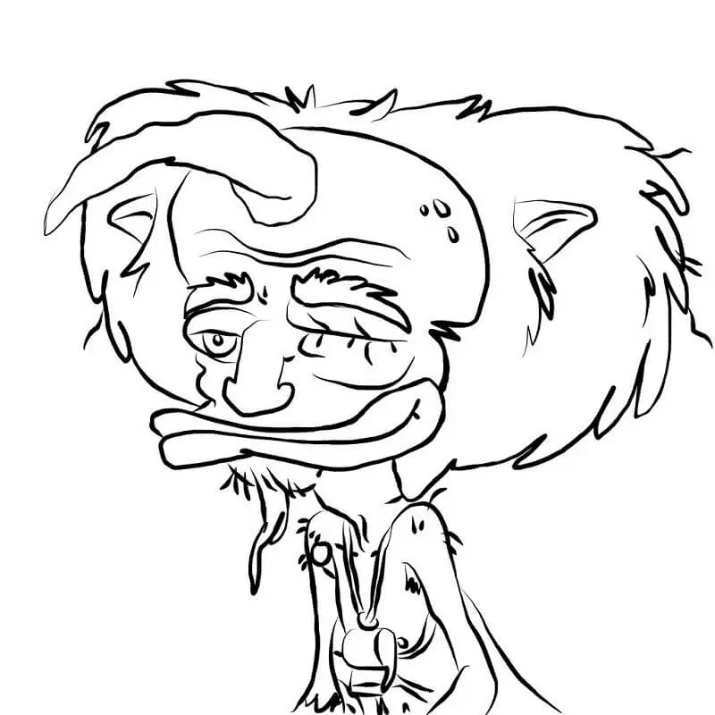 Desenhos de Big Mouth Para Colorir 5