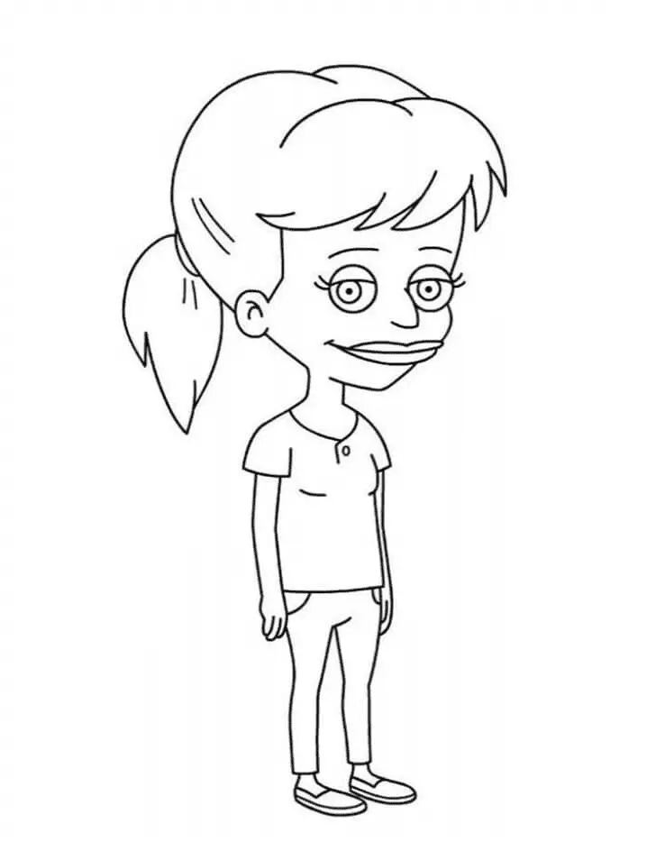 Desenhos de Big Mouth Para Colorir 6