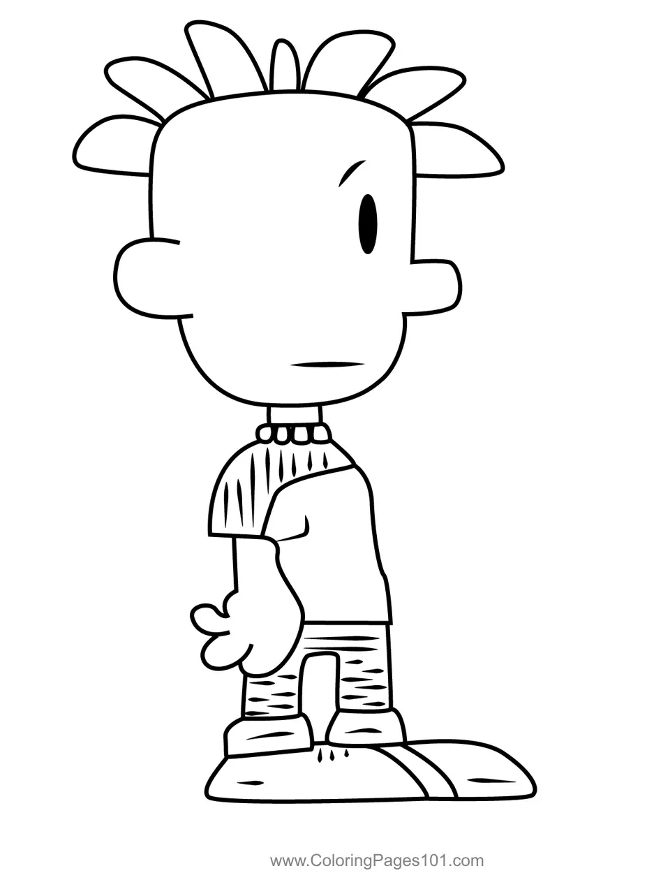 Big Nate para colorir 4