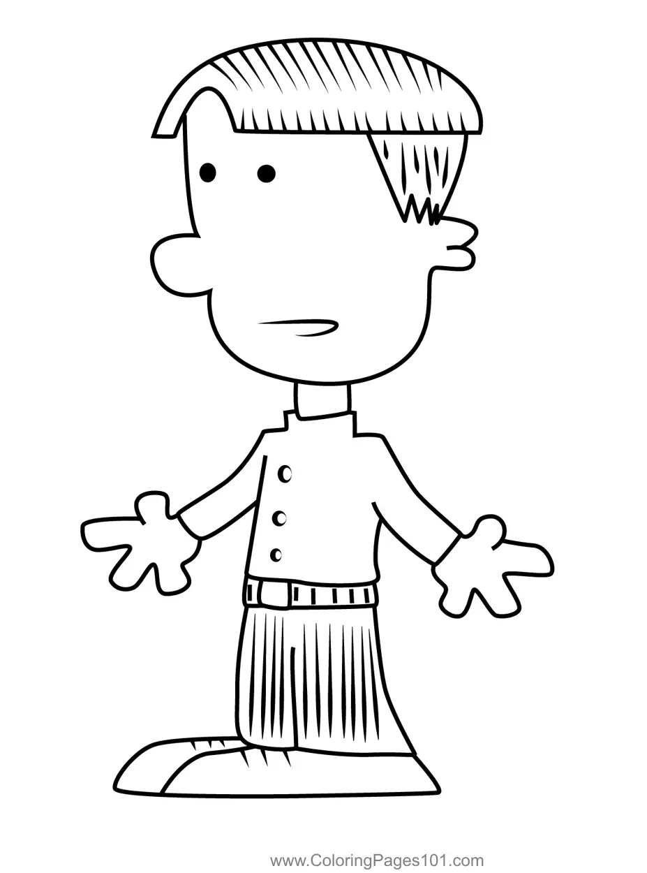 Big Nate para colorir 8