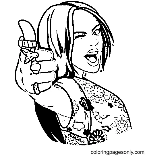 Billie Eilish Coloring Pages 53