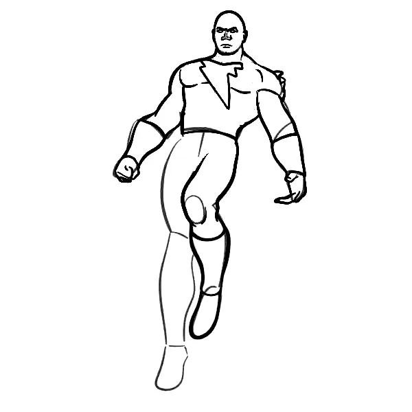 Black Adam Coloring Pages 16