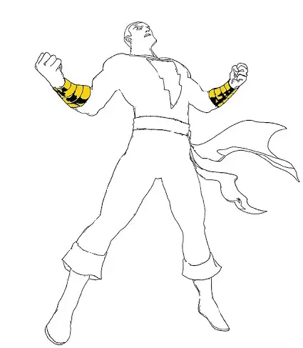 Black Adam Coloring Pages 24