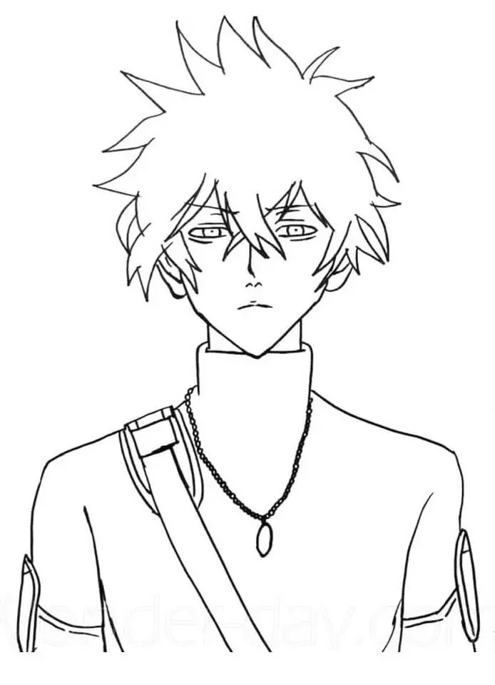 Black Clover Coloring Pages 13