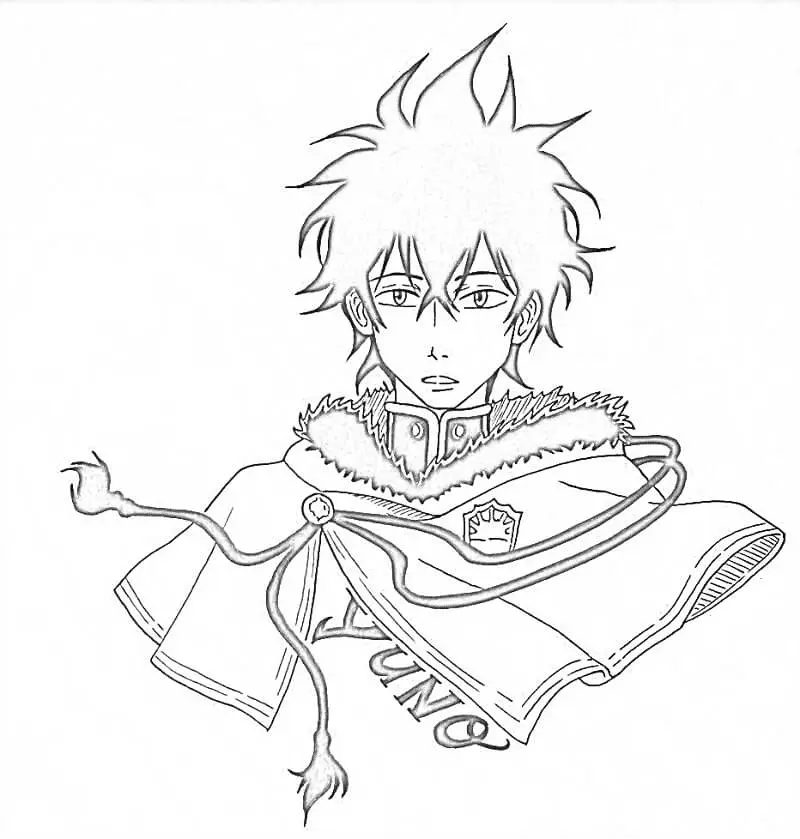 Black Clover Coloring Pages 34