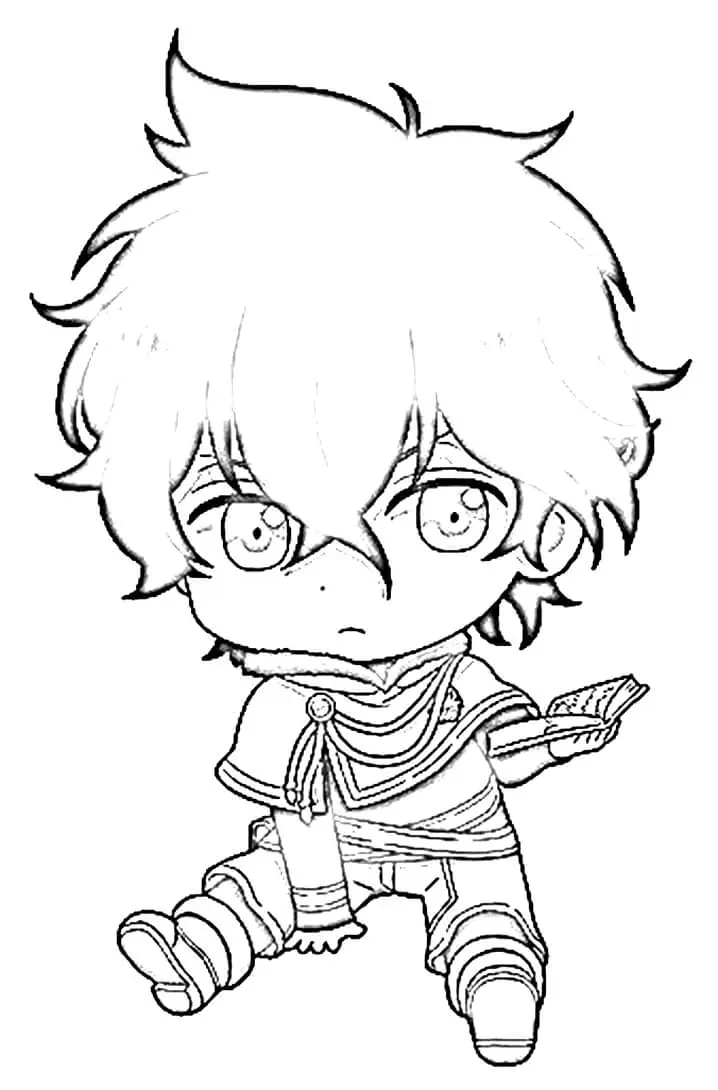 Black Clover Coloring Pages 43