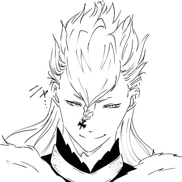 Black Clover Para Colorear 50