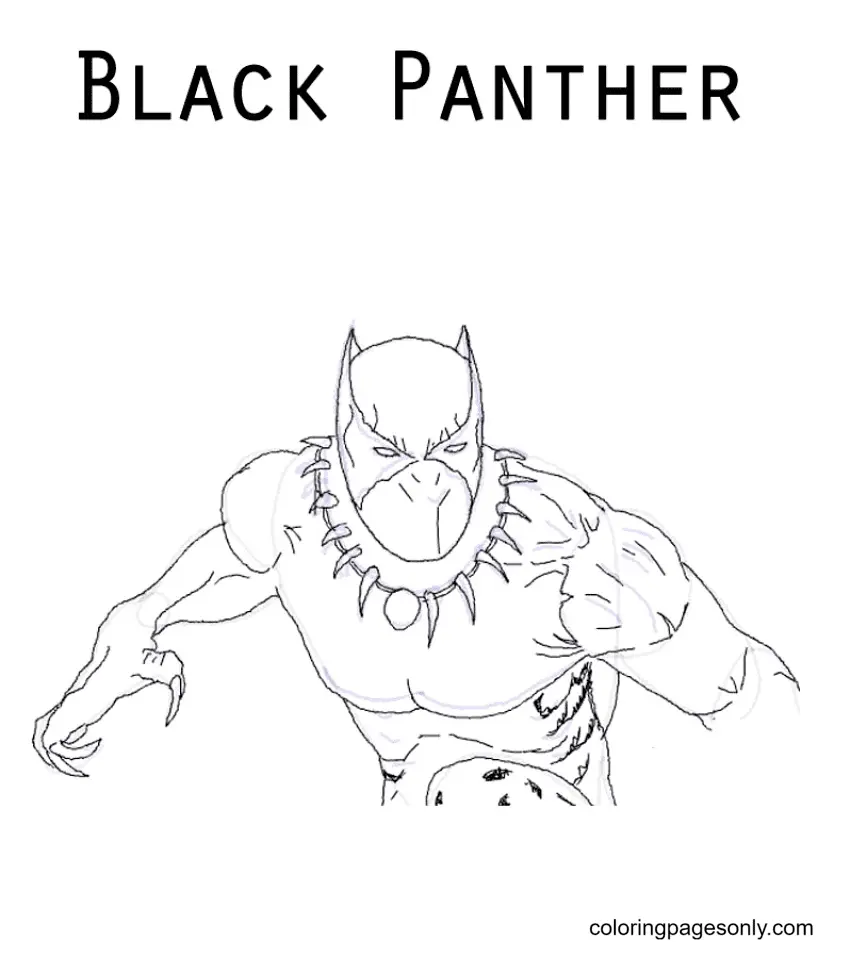 Desenhos de Black Panther Para Colorir 53