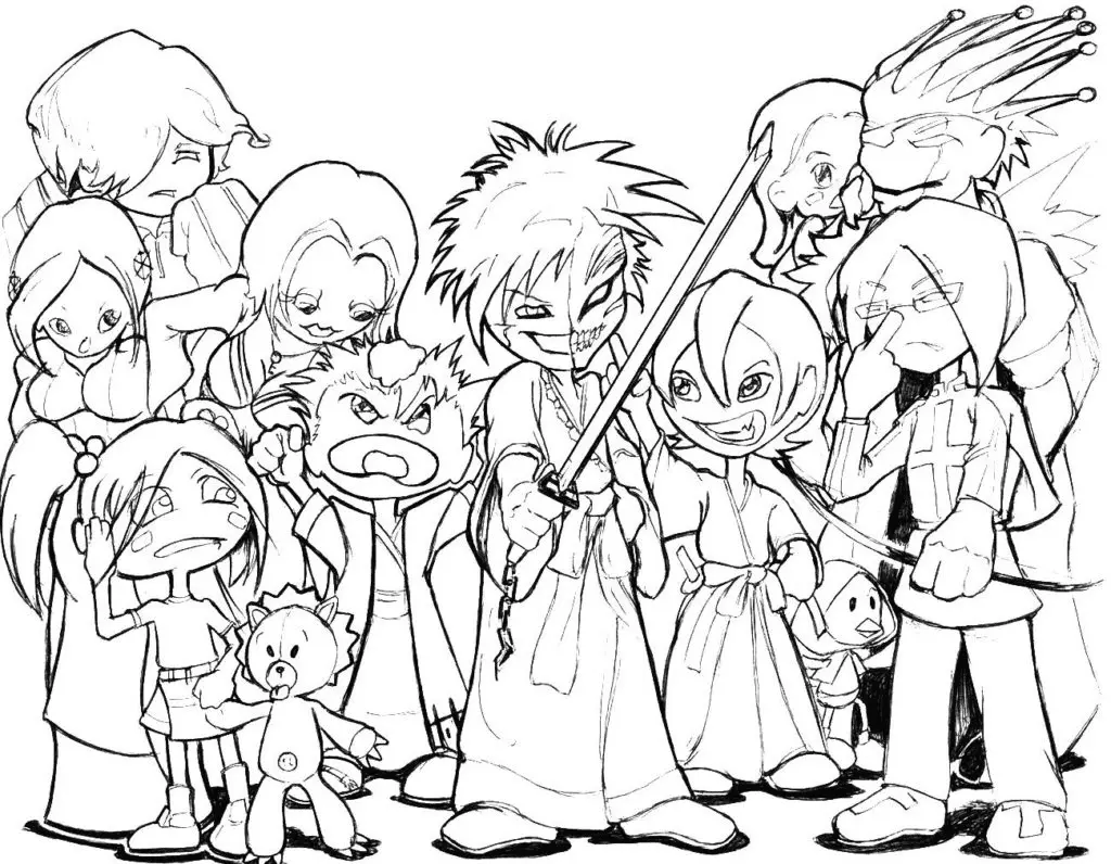 Bleach Coloring Pages 15