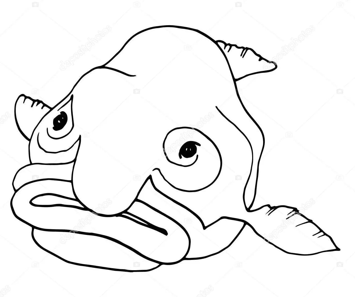 Blobfish Para Colorear 18