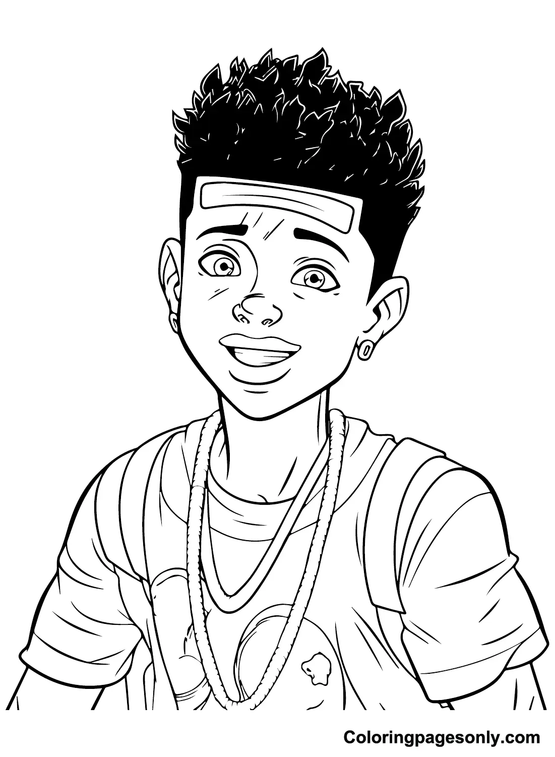 Blueface Coloring Pages 2