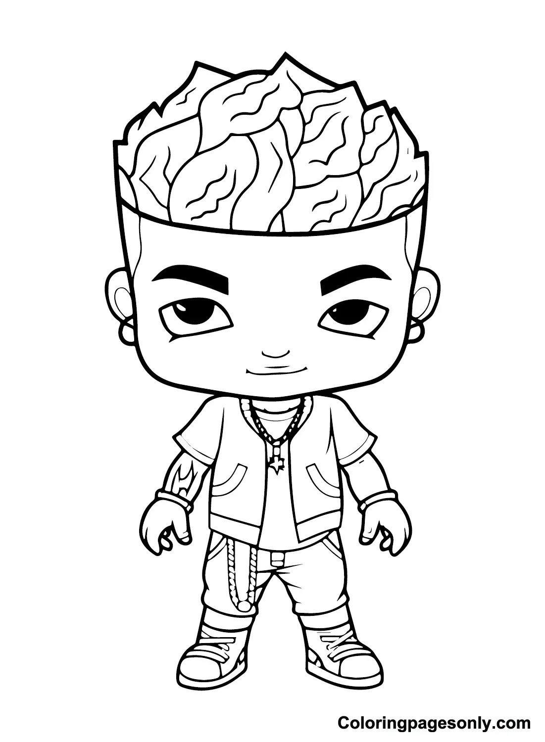 Blueface Coloring Pages