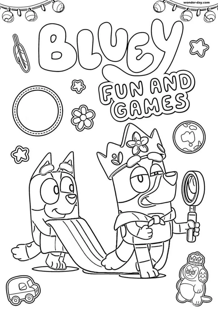 Bluey Coloring Pages 49