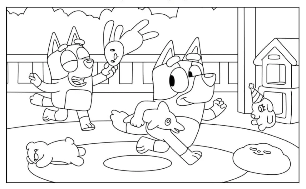 Bluey Coloring Pages 51