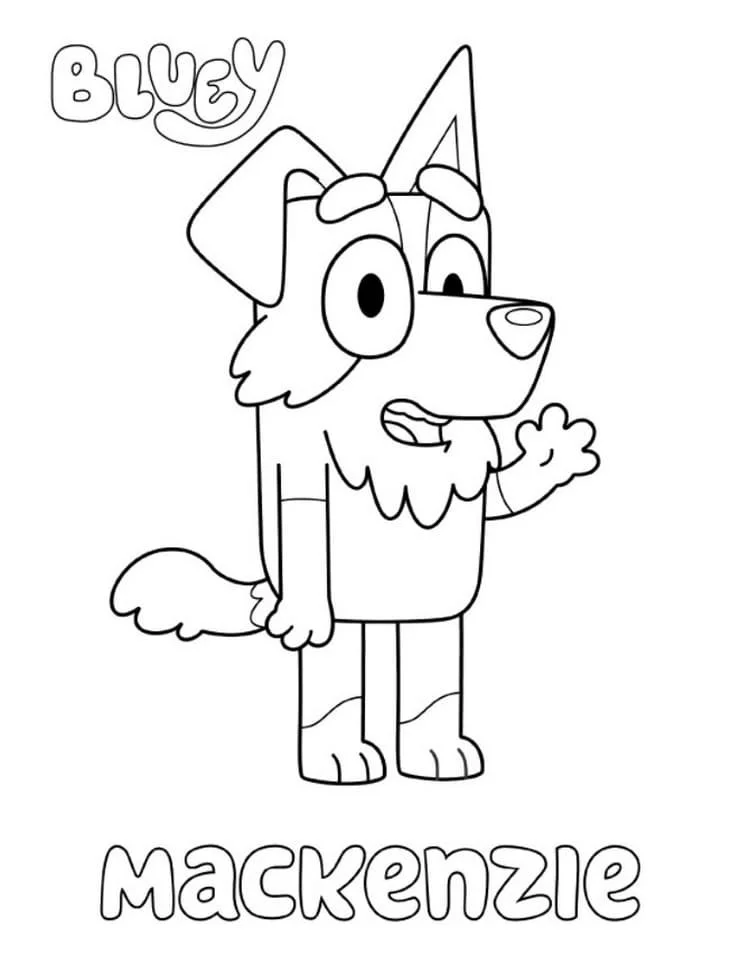 Bluey Coloring Pages 54