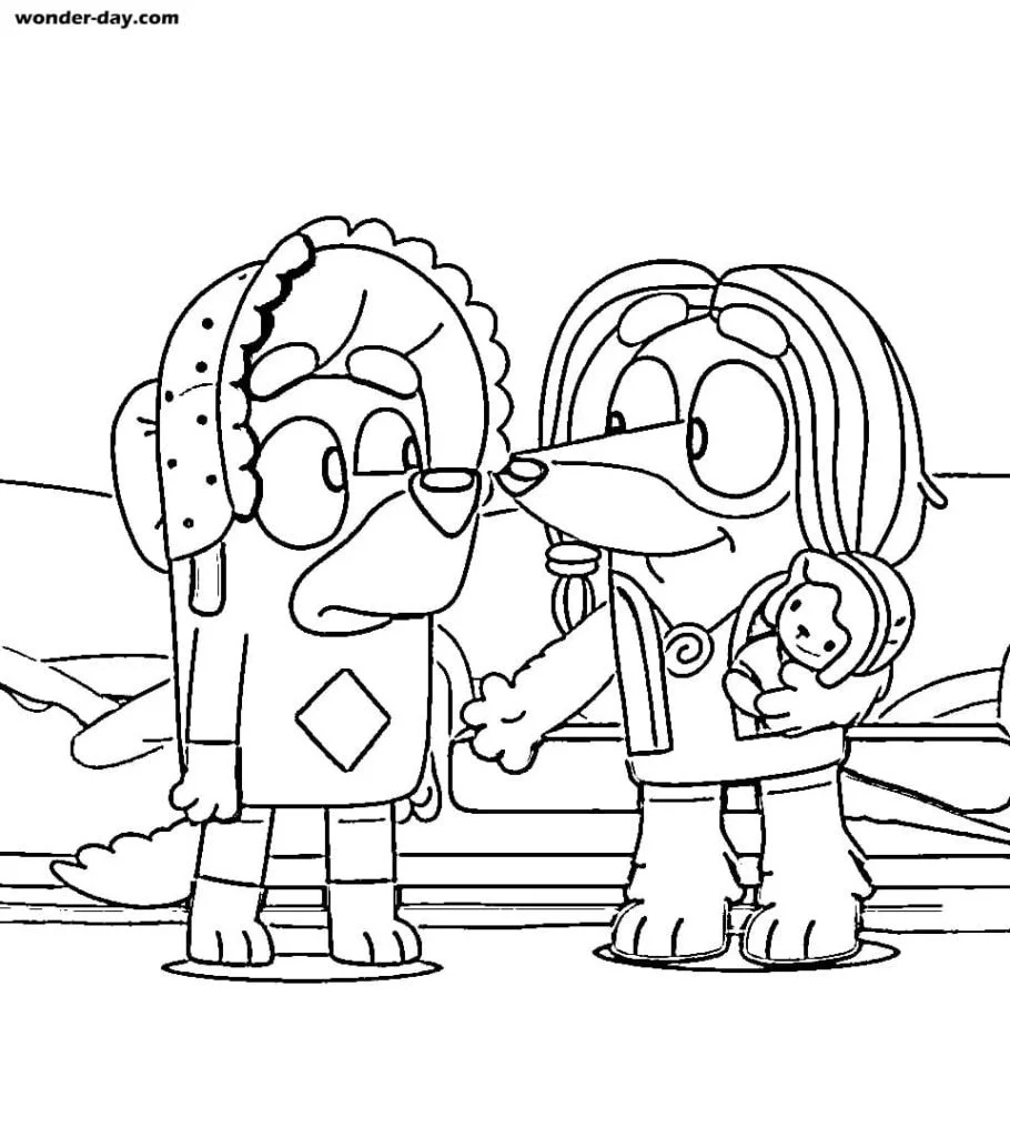 Bluey Coloring Pages 56