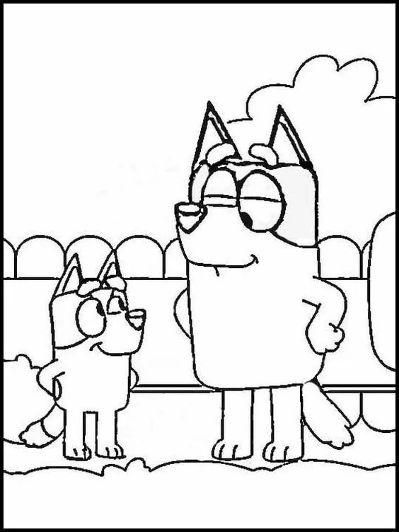Bluey Coloring Pages 57