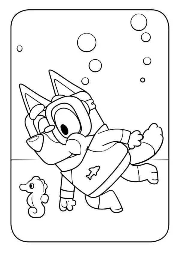 Bluey Coloring Pages 61