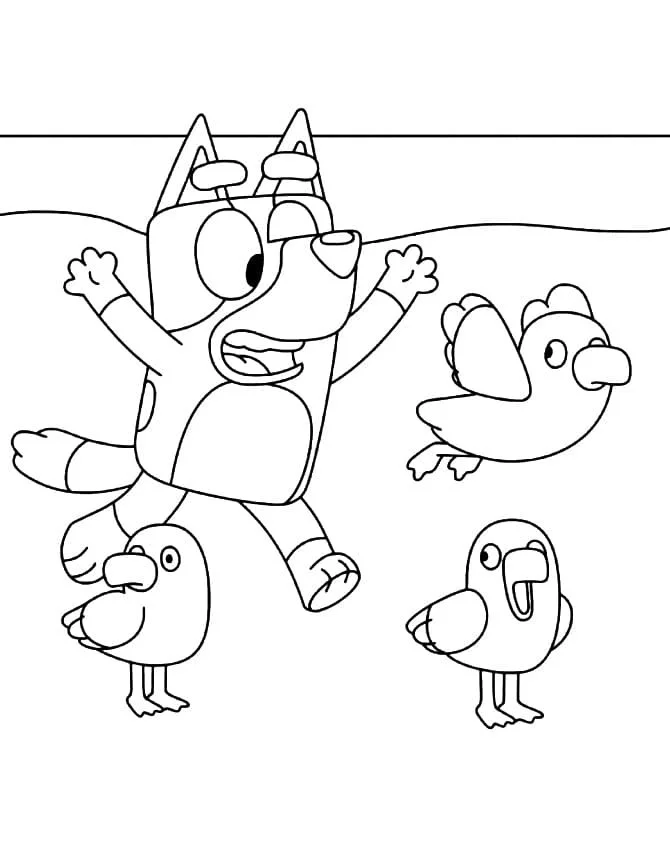 Bluey Coloring Pages 62
