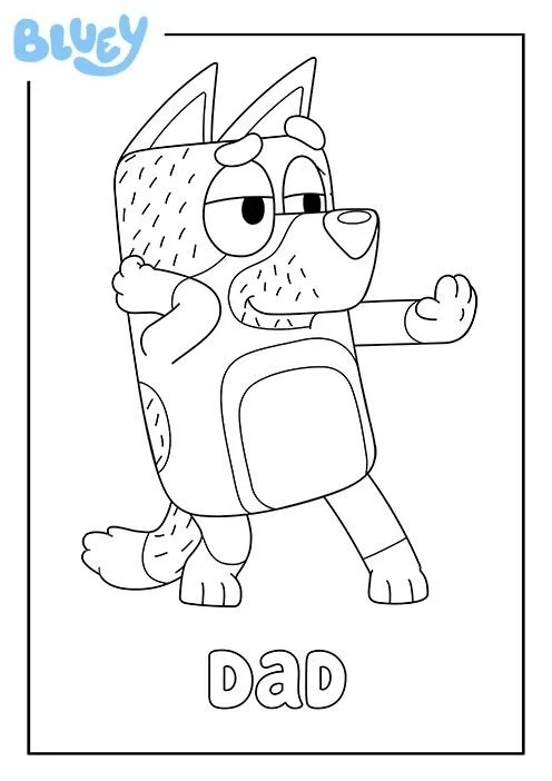 Bluey Coloring Pages 67