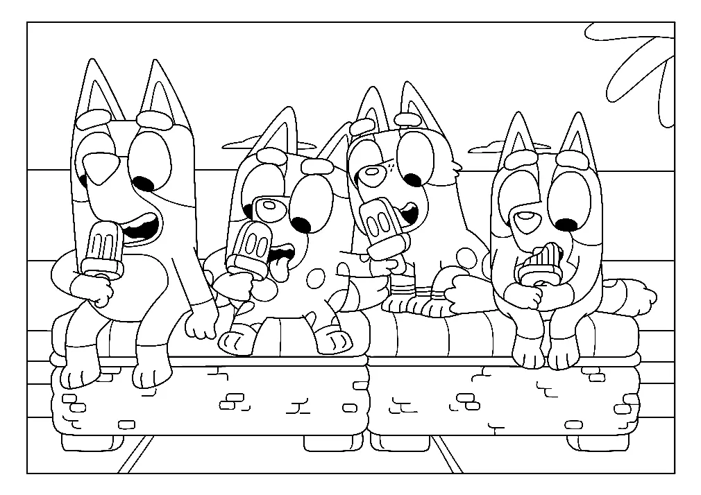 Bluey Coloring Pages 78