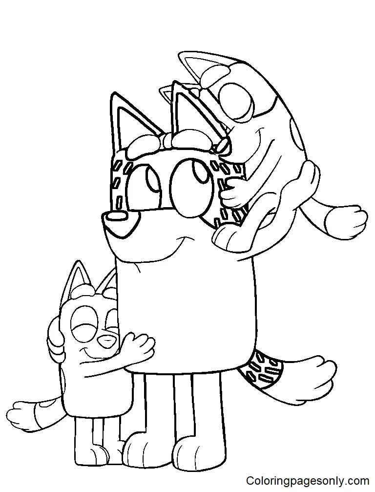 Bluey Coloring Pages 86