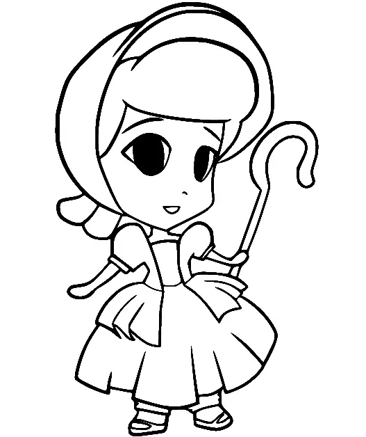 Bo Peep Coloring Pages 15