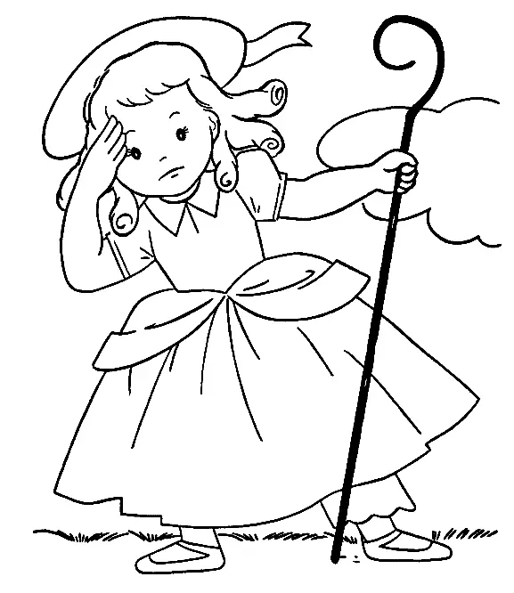 Bo Peep Coloring Pages 19